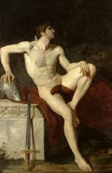 Gladiador sentado